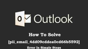[PII_email_4dd09cddea0cd66b5592] Error Code Issue Solved