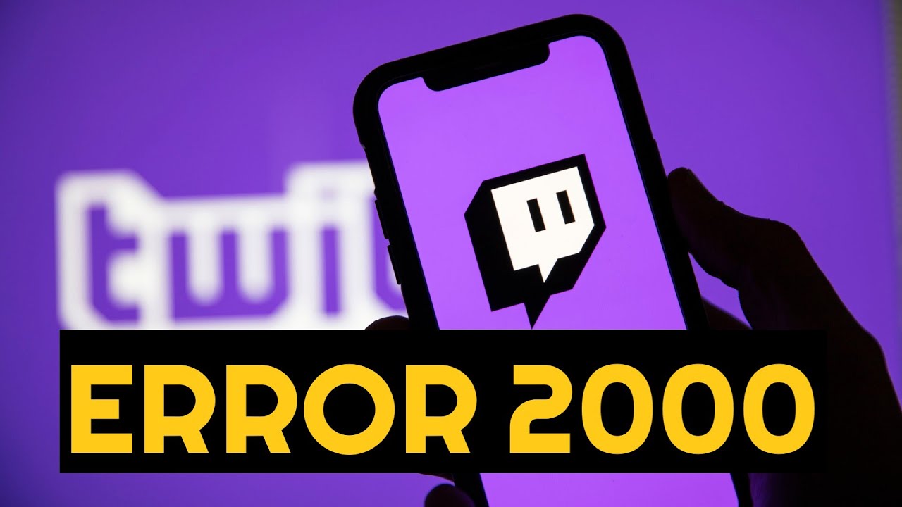Twitch 2000 Network Error